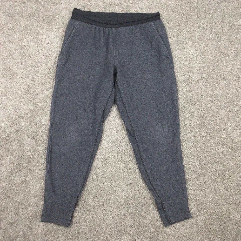 Nike Sweatpants Mens Medium Gray Yoga Drifit Joggers Comfort Stretch Performance